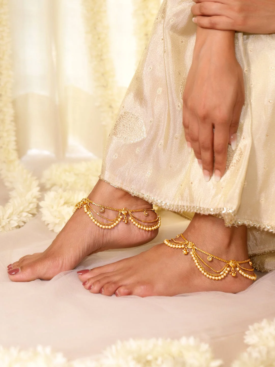 Gold Anklets