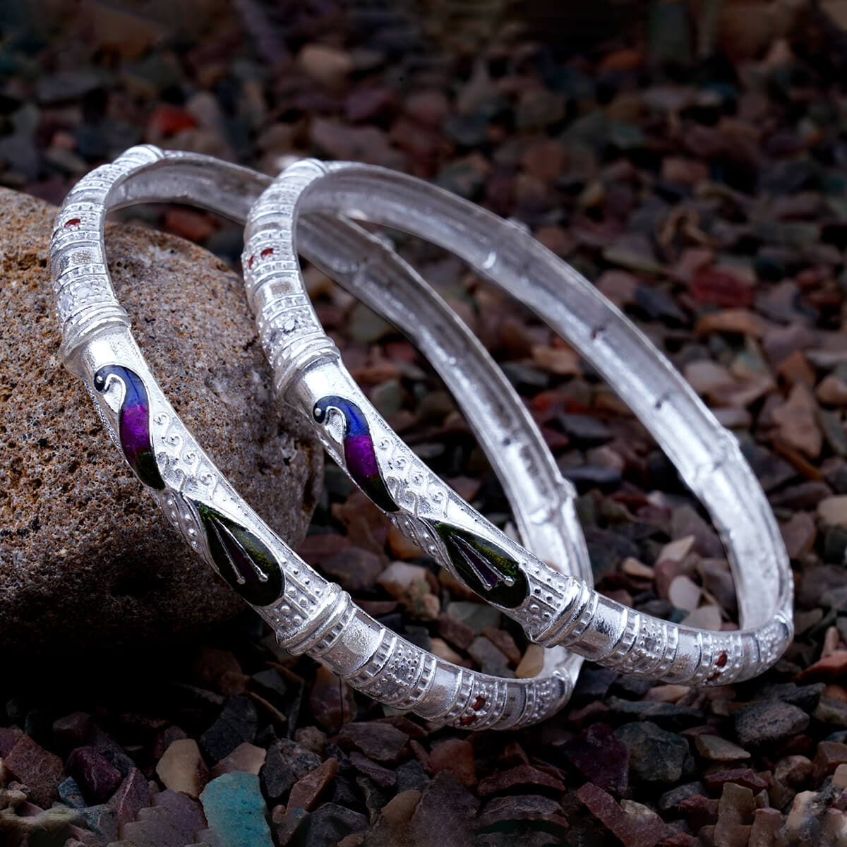 Silver Bangles